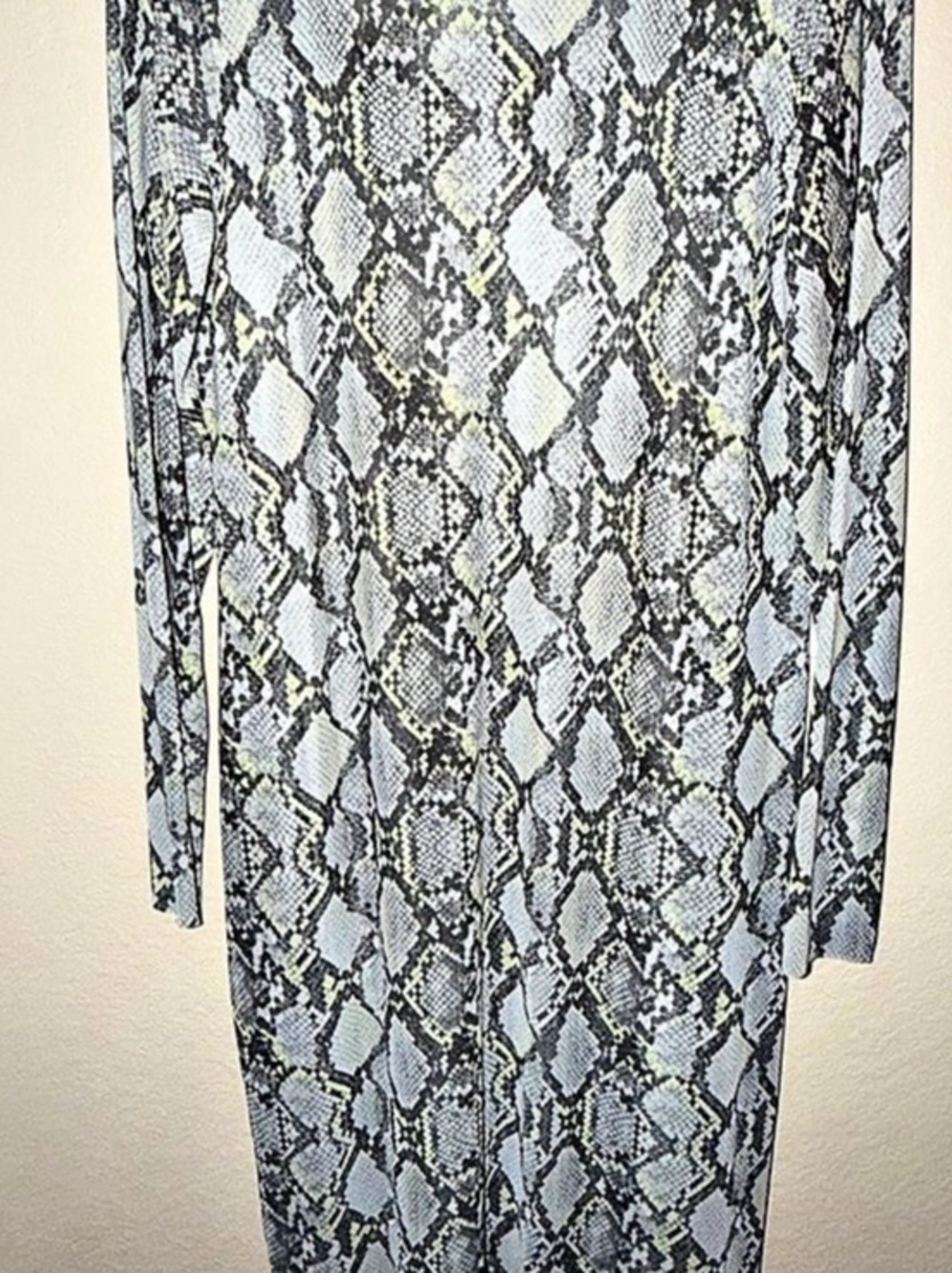 AFRM Snake Print Maxi Dress NWT